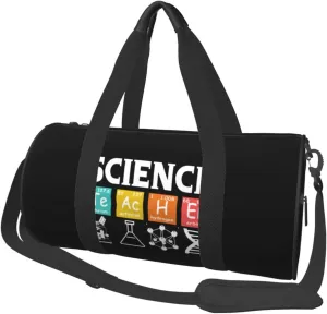 Science Teacher Chemist Physicist Duffel Bag Gym Bag Travel Sports Tote Large Foldable Beach Swim Yoga3