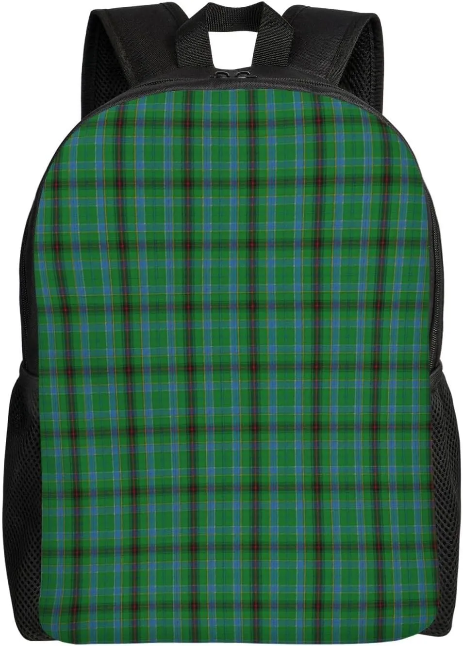 Scottish Clan Duncan Tartan Plaid Minimalist Laptop Backpack – Waterproof Business Travel Bag, Breathable Design, Modern Work & Leisure