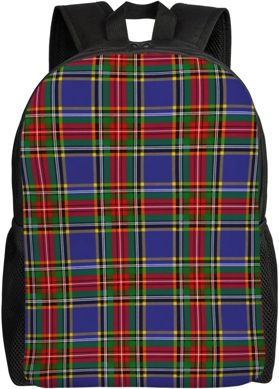 Scottish Clan Macbeth Tartan Plaid Minimalist Laptop Backpack – Waterproof Business Travel Bag, Breathable Design, Modern Work & Leisure