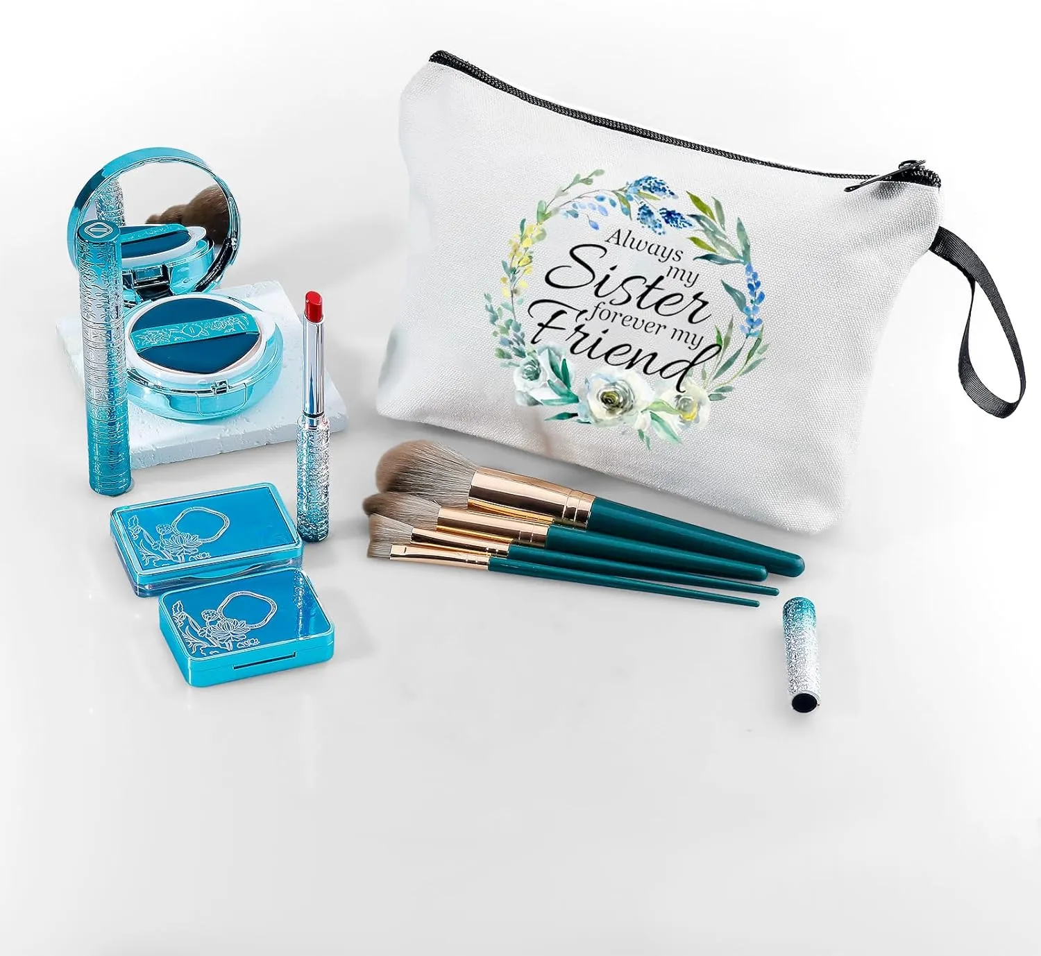 SEAMOON Sister Gifts - Birthday Gift Bags for Her, Travel Cosmetic & Makeup Bag
