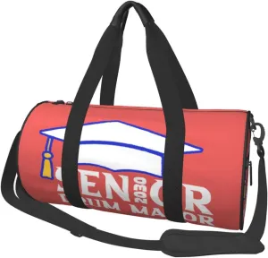 Senior 2030 Drum Major Duffel Bag Gym Bag Travel Sports Tote Large Foldable Beach Swim Yoga7