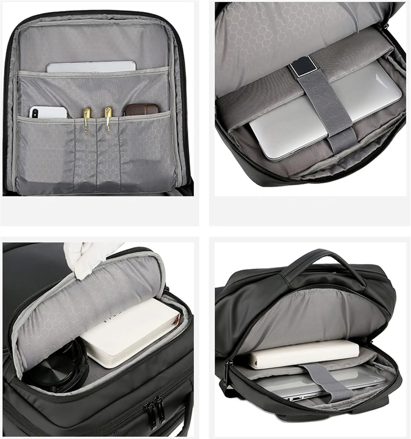 Shoulder backpack business computer duffel bag Black 46 * 30 * 16cm
