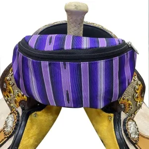 Showman Southwest Design Insulated Nylon Saddle Pouch