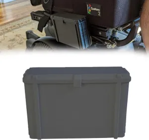 Side Box for Permobil Power Wheelchair, Compatible with Unitrack Rail System for M3 M5 F3 F5 Wheelchair, Easy Installation, Convenient Storage