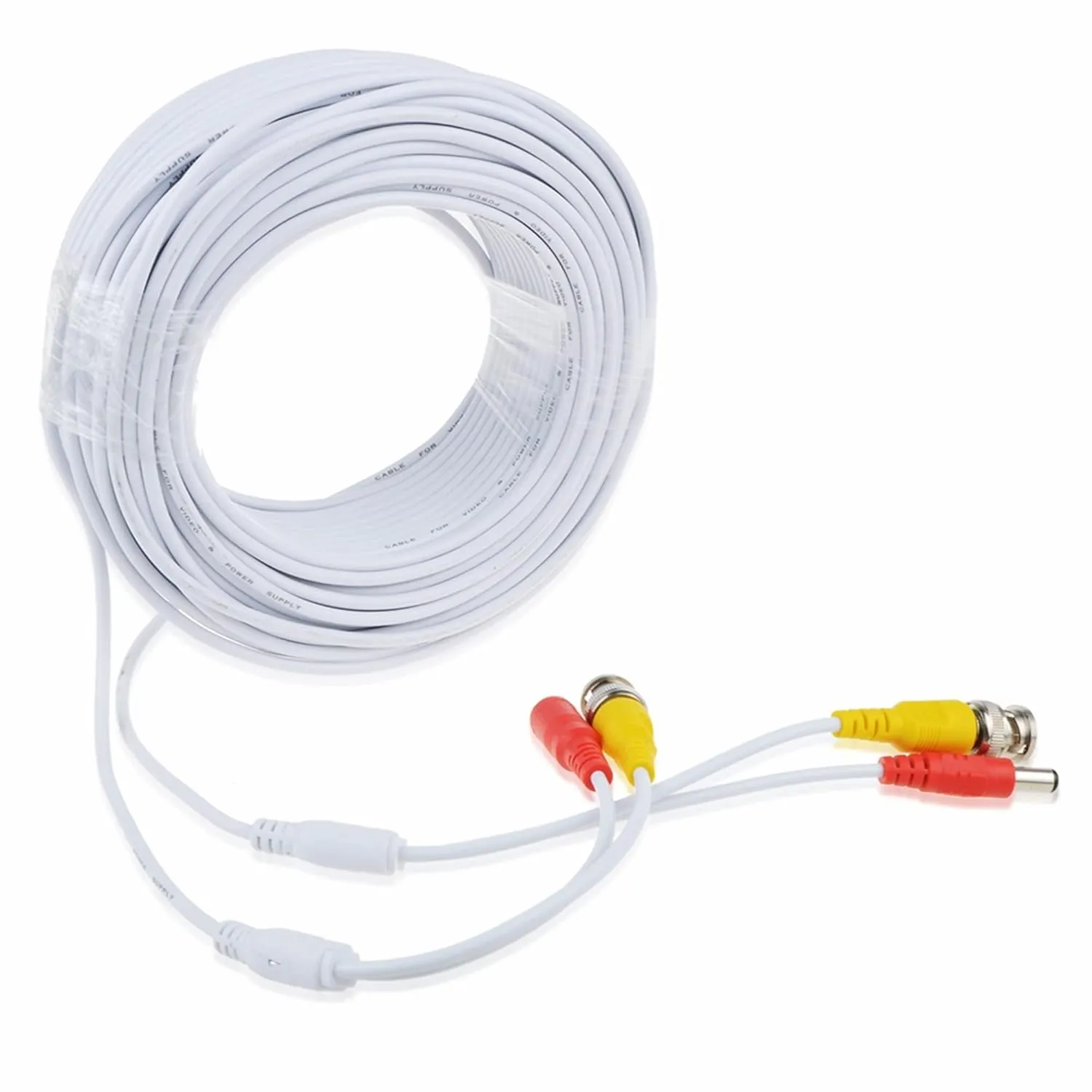 SLLEA White 150ft BNC Extension Cable Replacement for Q-See QTH8053B HD 1080P Surveillance Camera