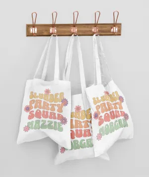 Slumber Party Squad Tote Bag Favor