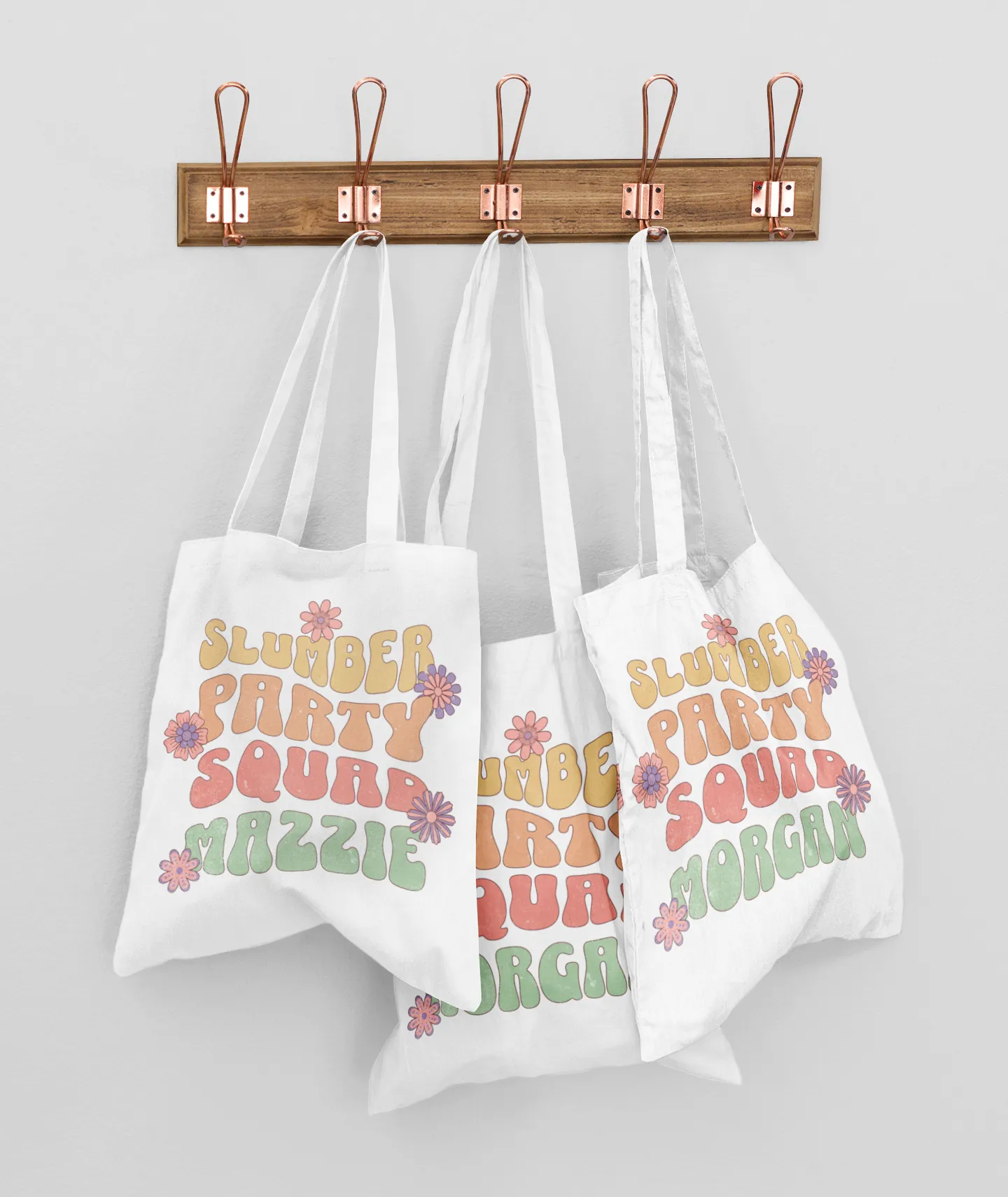 Slumber Party Squad Tote Bag Favor