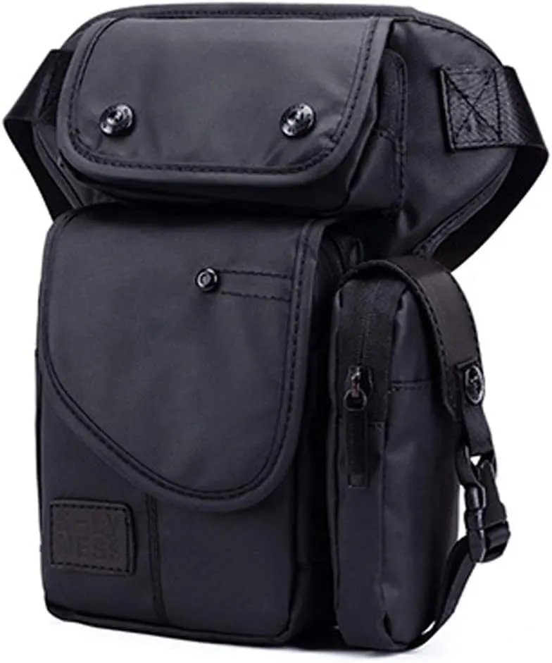 Small Multi-pocketWaist Fanny Pack Oxford Tactical Thigh Military Drop Leg Bag Racing Camping Hiking Motorcycle Bike Cycling Utility Pouch