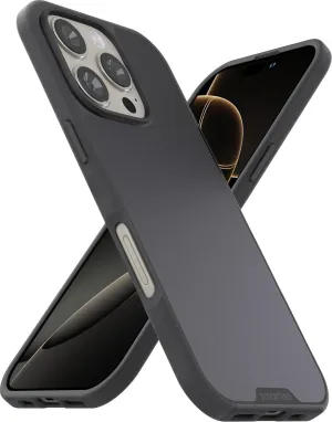 Smartish® iPhone 16 Pro MagSafe Case - Gripmunk Magnetic Slim Case [Lightweight   Protective] Thin Grip Cover with Microfiber Lining for Apple iPhone 16 Pro - Black Tie Affair