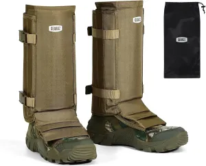 Snake Gaiters Snake Chaps, Waterproof Lower Legs Snake Guards, Snake Bite Protective Gaiters, Anti-Snake Gaiters for Men/Women, Adjustable Size for Hunting/Hiking/Farm Working