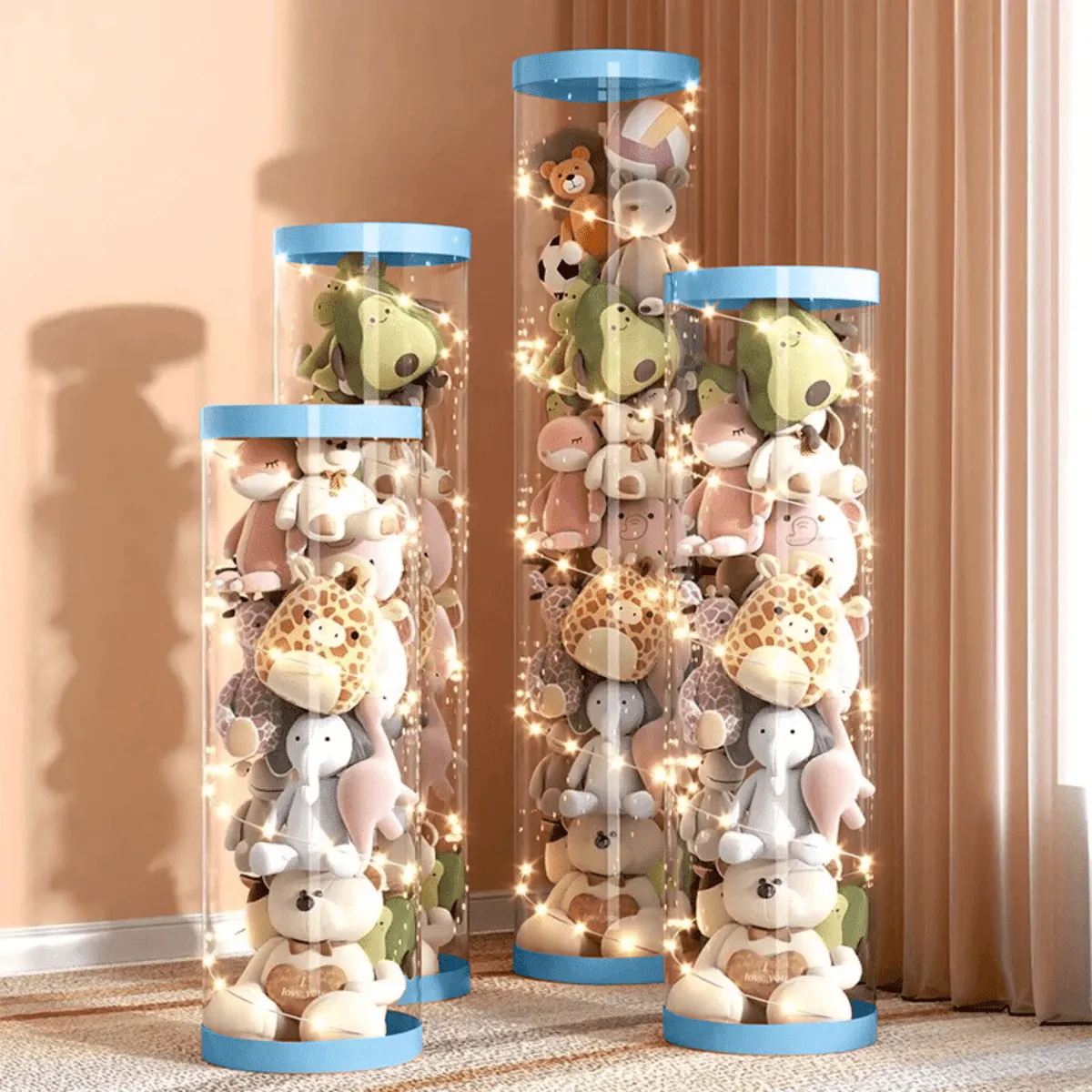 Soft Toy Storage Bucket