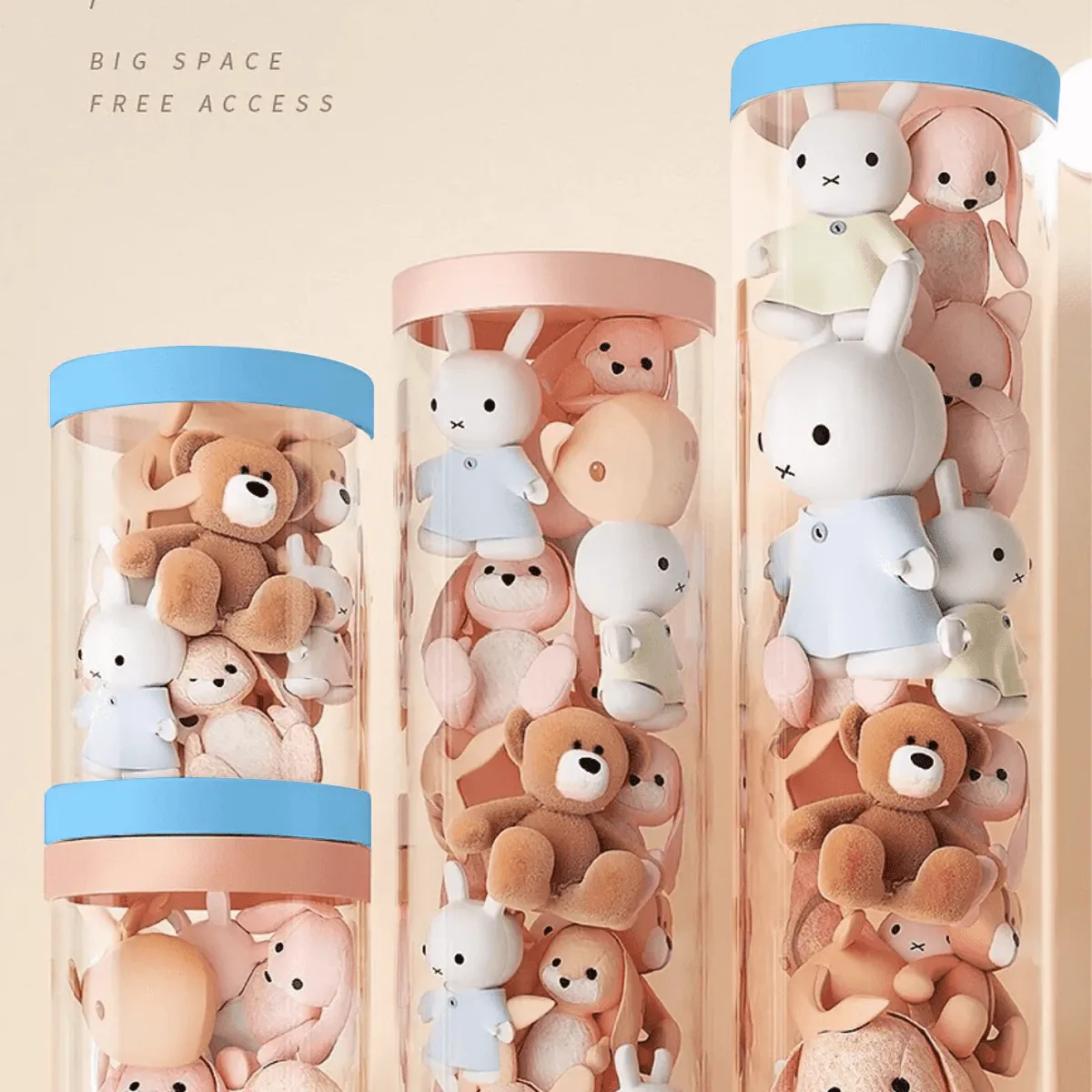 Soft Toy Storage Bucket