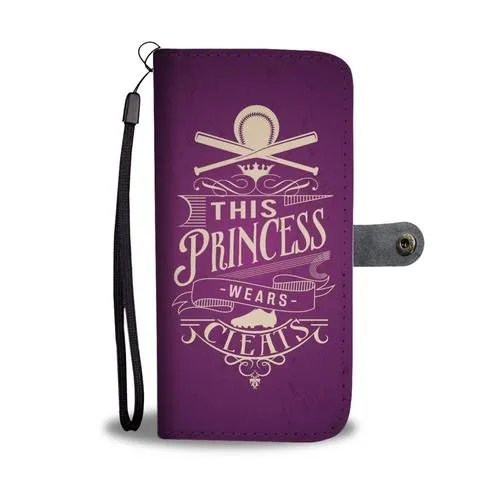 Softball Princess Phone Case w/ RFID Blocker
