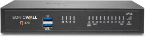 SonicWall TZ470 Network Security Appliance (02-SSC-2829) Bundled with a SonicWall 3 Year 8x5 Support for TZ470 (02-SSC-6437)