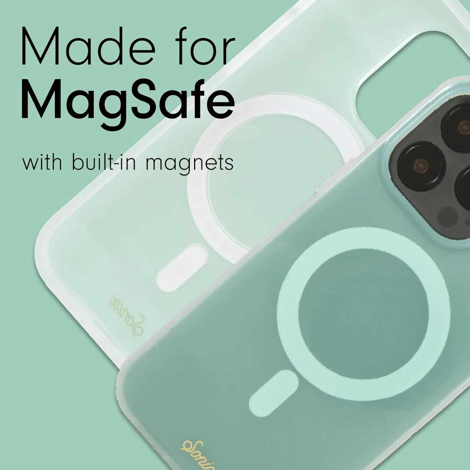 Sonix Case for iPhone 14 Pro | Compatible with Magsafe | 10ft Drop Tested | Jelly Mint