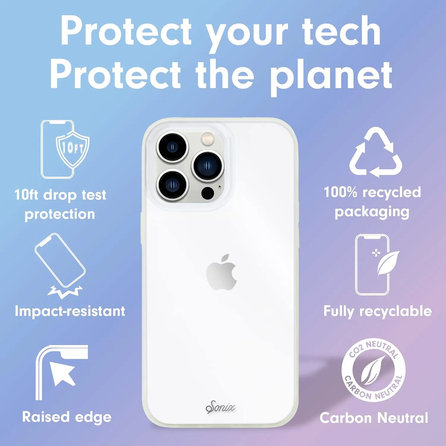 Sonix Phone Case for iPhone 13 Pro | 10ft Drop Tested | Clear Case
