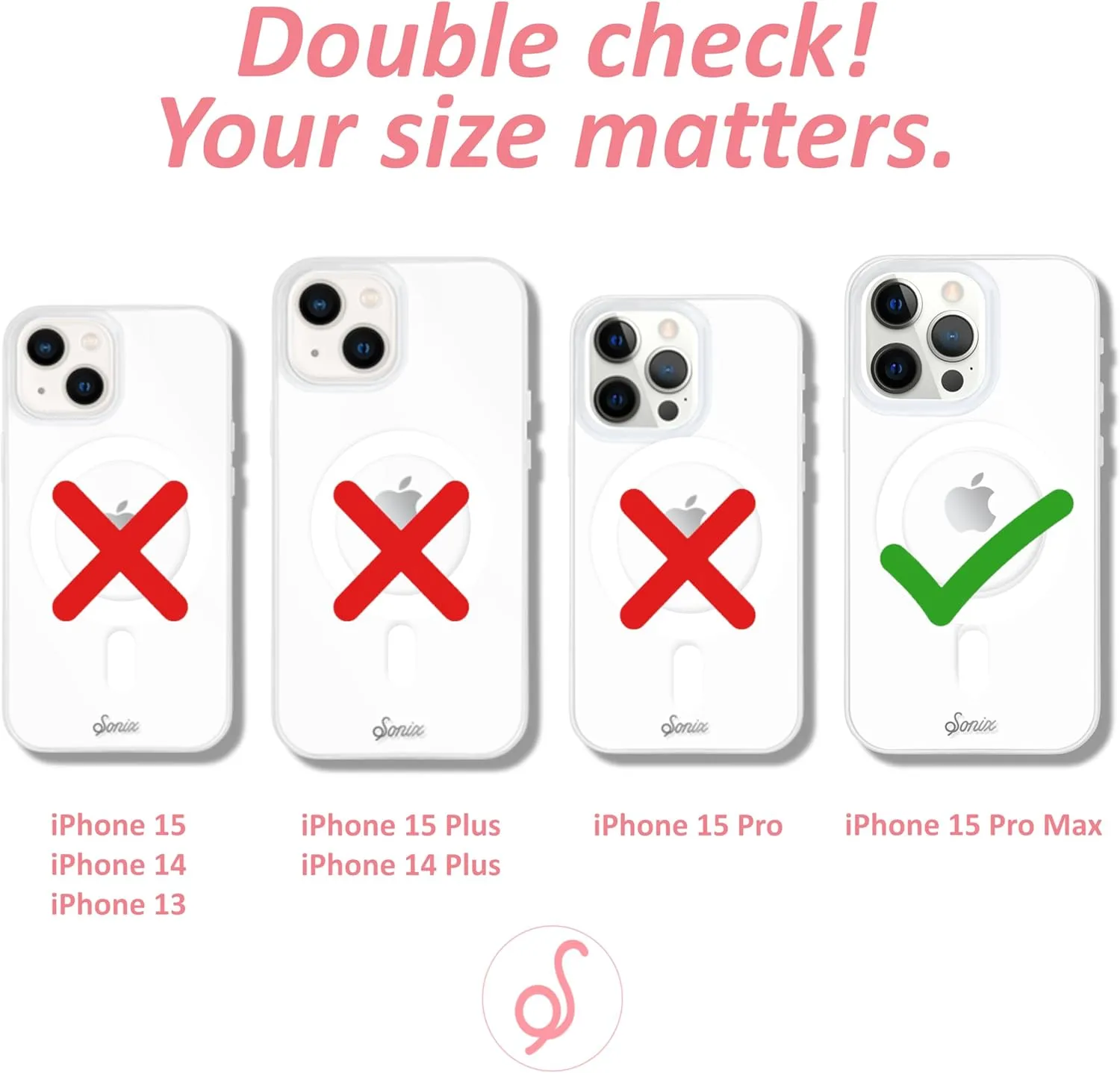 Sonix Protective Cases for iPhone 15 Series | Compatible with MagSafe | 10ft Drop Tested (Care Bears Pastel, iPhone 15 Pro Max)