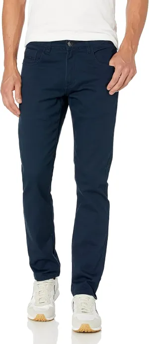Southpole Men's Stretchable Basic Style of Color Skinny Jean Twill Pants