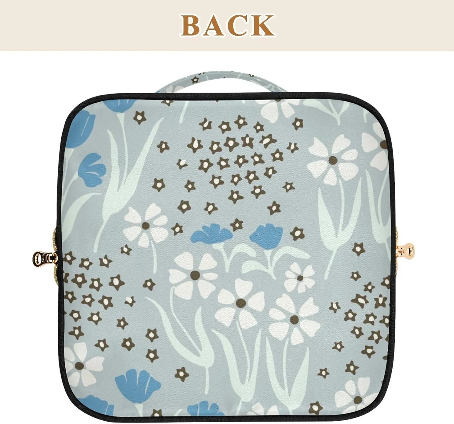 Spacious Rhombus Cosmetic Bag for Women Large Capacity Makeup Bag for Travel and Daily Use