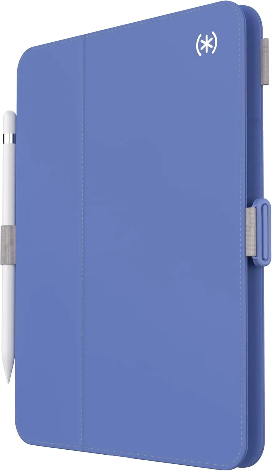 Speck Case for iPad Pro 10th Generation 10.9 Inch - Drop & Camera Protection, Slim Multi Range Stand, Apple Pencil Holder - Grounded Purple/Sweater Grey/White