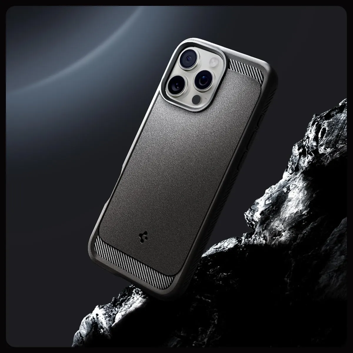 Spigen Rugged Armor MagFit Designed for iPhone 16 Pro Case [Military-Grade Protection] Compatible with MagSafe - Gray