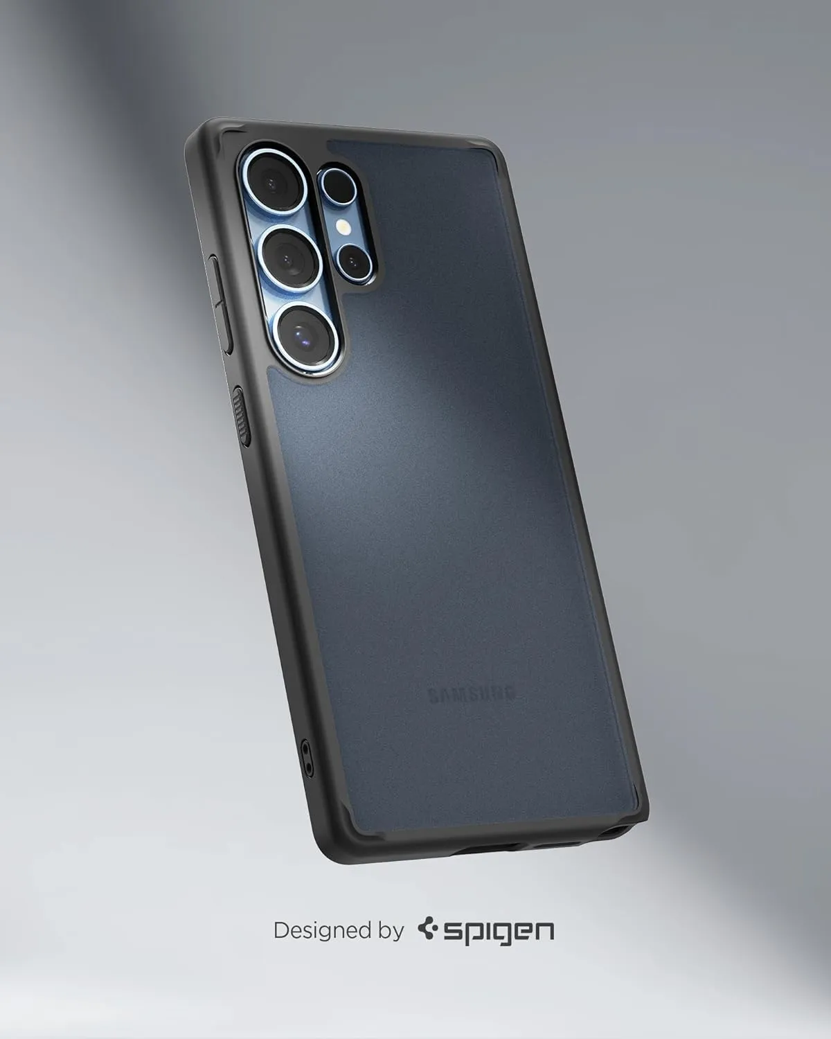Spigen Ultra Hybrid Designed for Galaxy S25 Ultra Case (2025) [Anti-Yellowing], [Military-Grade Protection] - Frost Black