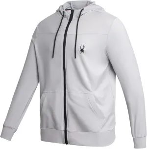 Spyder Men's Active Hoodie - Peached Super Plush Full Zip Up Hoodie Sweatshirt - Warm Outdoor Pullover Hoodies for Men (S-XL)