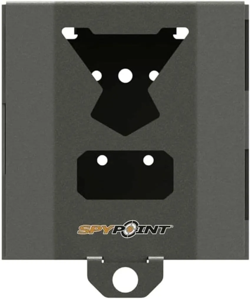 SPYPOINT SB-500S Steel Security Box Cellular Trail Cameras 16-Gauge Steel, Solar Compatible, fits Flex-M, Flex G-36 & Flex-S Cameras, Outdoor Usage