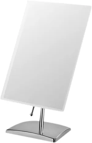 Square Desktop Makeup Mirror Single-Sided Creative Toilet Design for Bedroom and Vanity Use Reflection Stylish Touch Feel for Daily Makeup and
