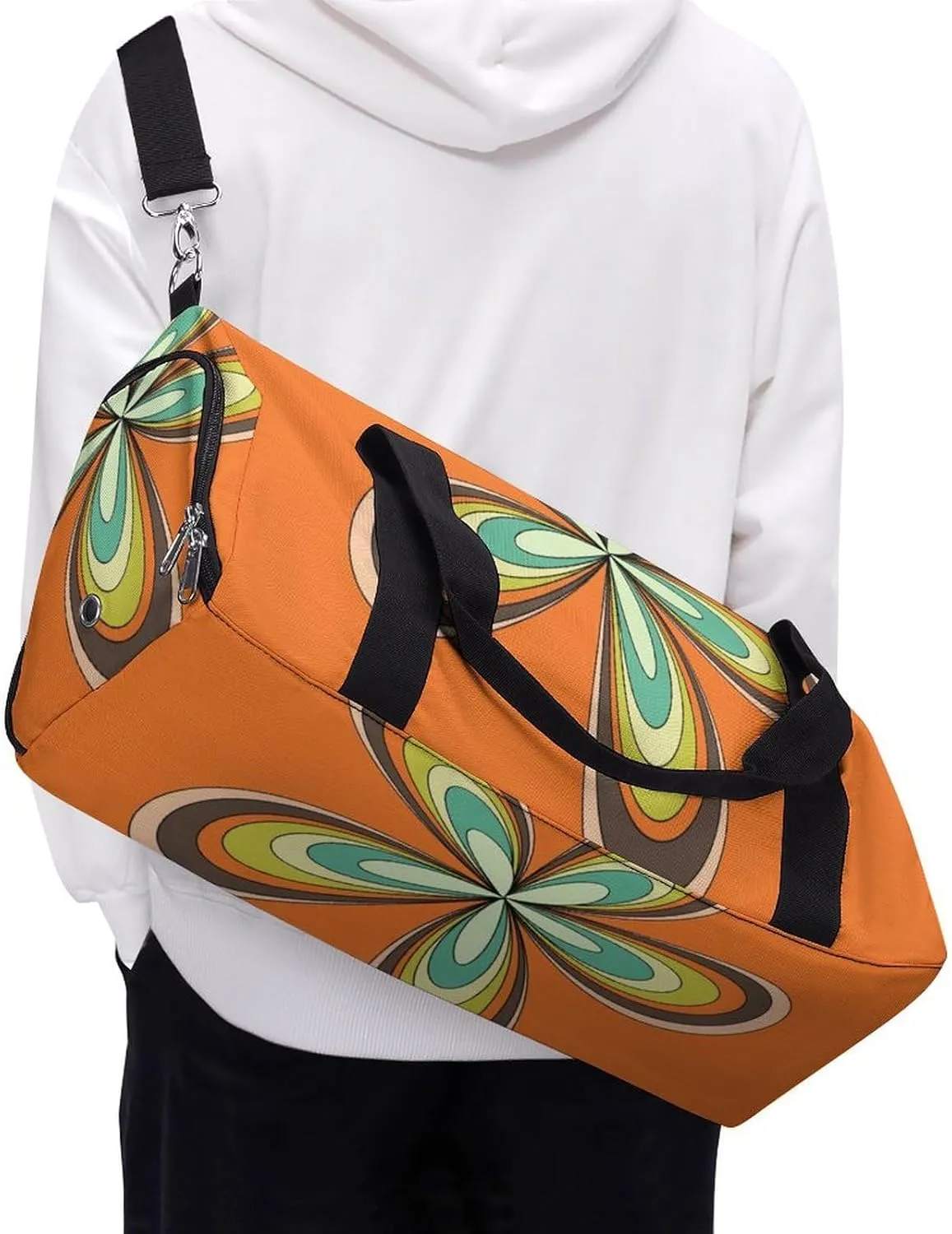 St Patrick Clover Green Fitness Bag with Large Capacity Backpack And Waterproof Bag
