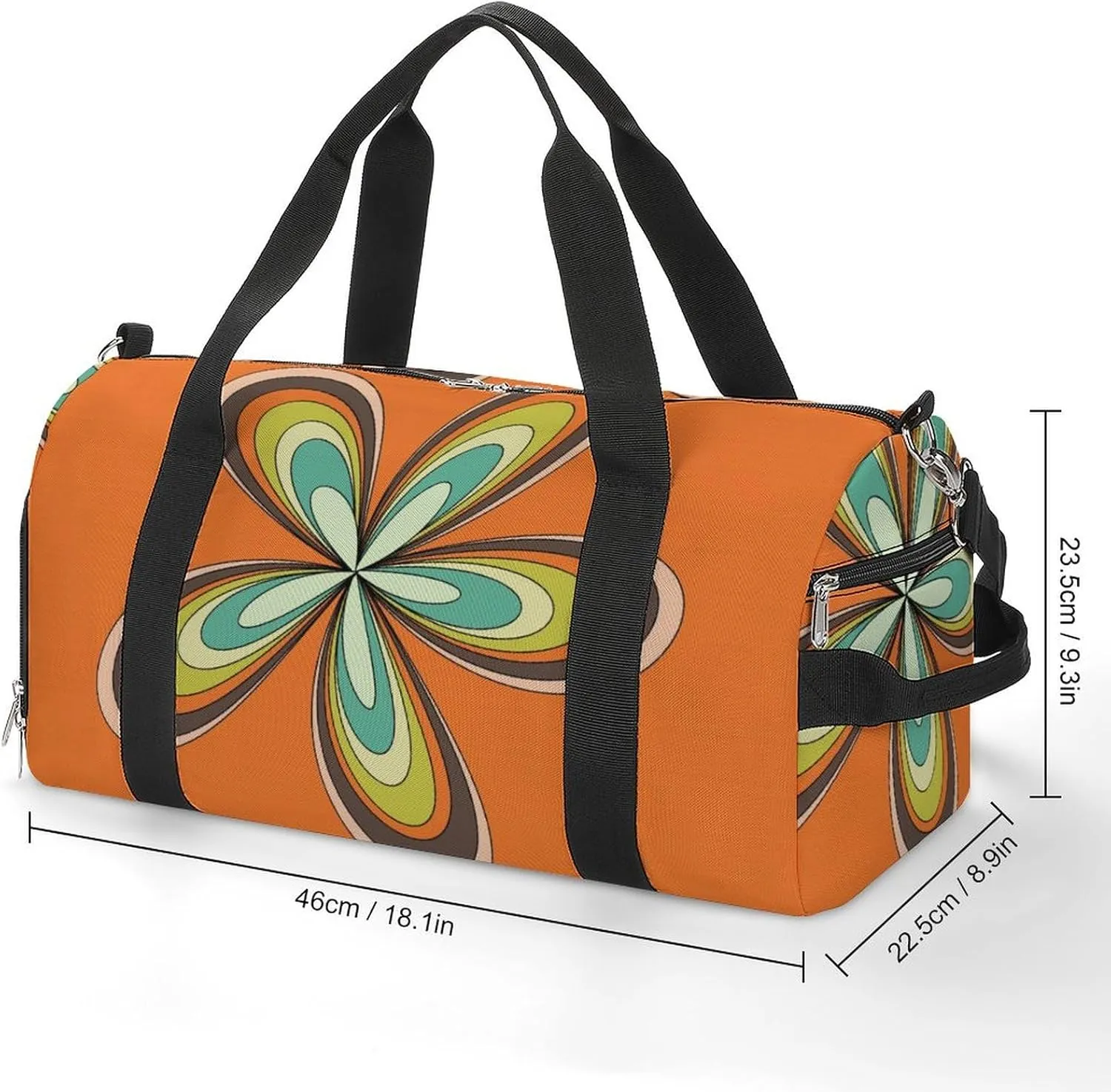 St Patrick Clover Green Fitness Bag with Large Capacity Backpack And Waterproof Bag