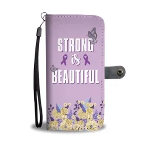 Strong Beauty Wallet Phone Case with RFID Blocker