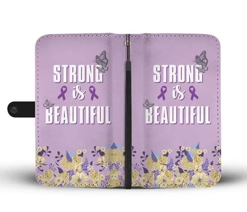 Strong Beauty Wallet Phone Case with RFID Blocker