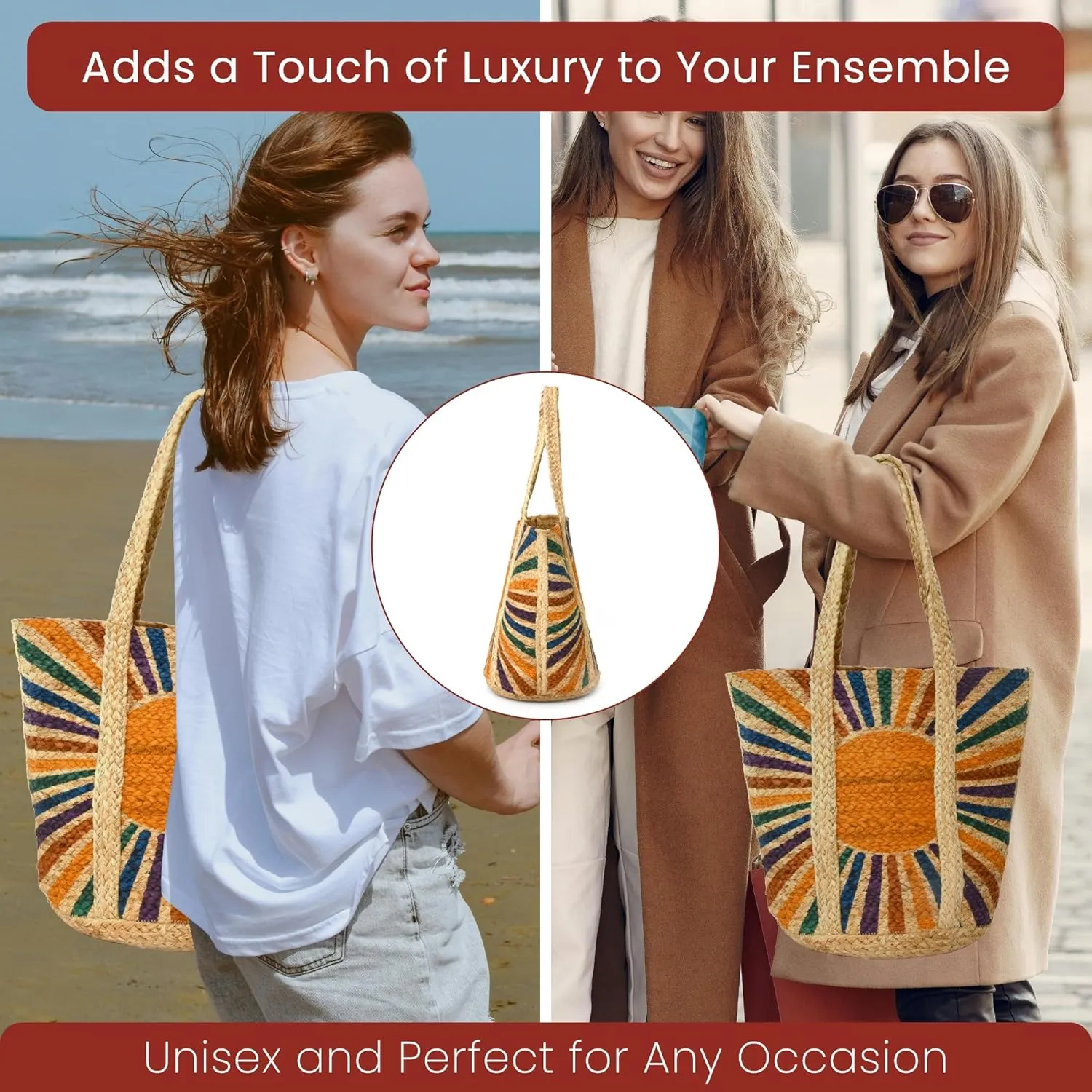 Style N Craft Eco-Friendly Tote Bag - Unisex, Versatile for Beach, Shopping & Lunch Outings