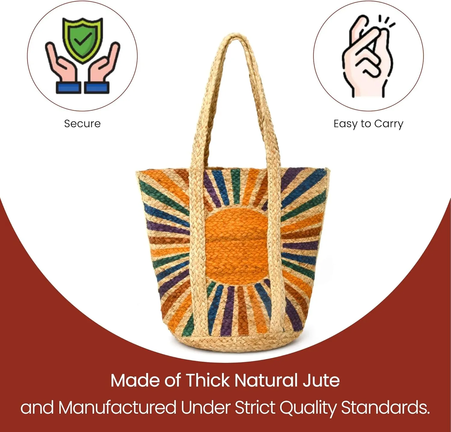 Style N Craft Eco-Friendly Tote Bag - Unisex, Versatile for Beach, Shopping & Lunch Outings