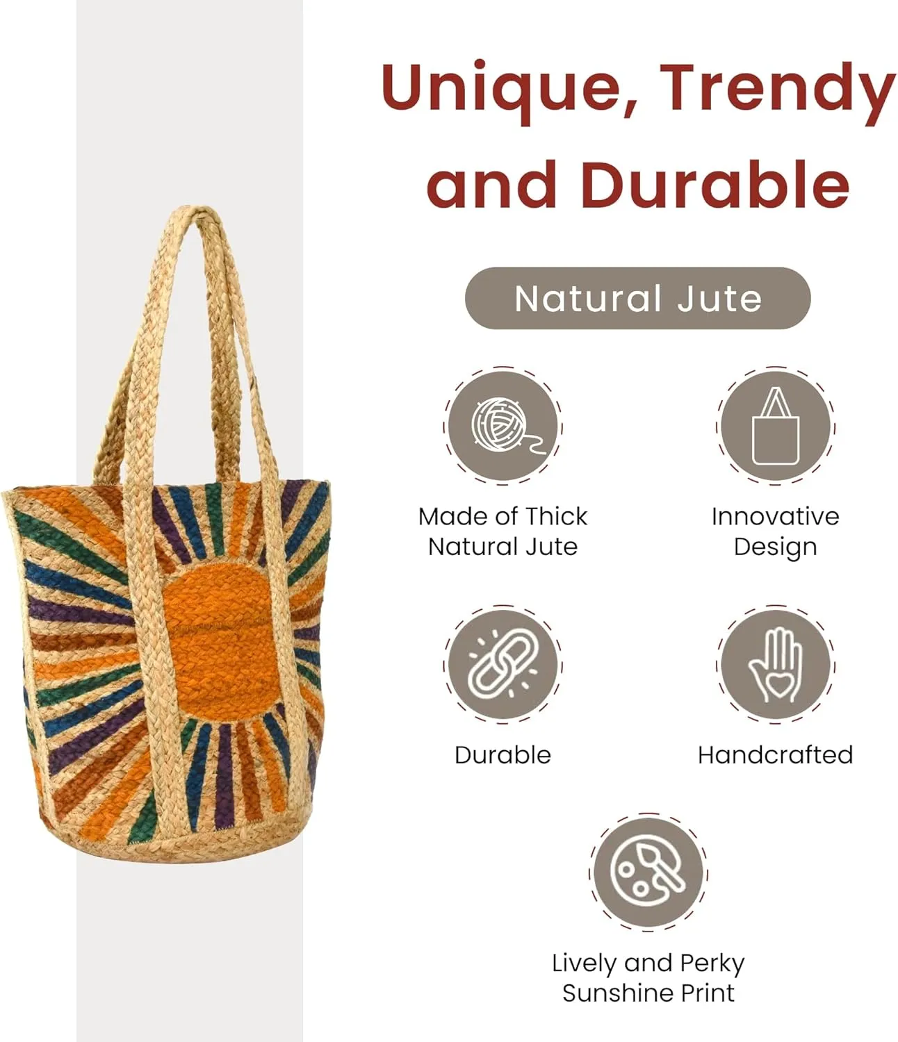 Style N Craft Eco-Friendly Tote Bag - Unisex, Versatile for Beach, Shopping & Lunch Outings