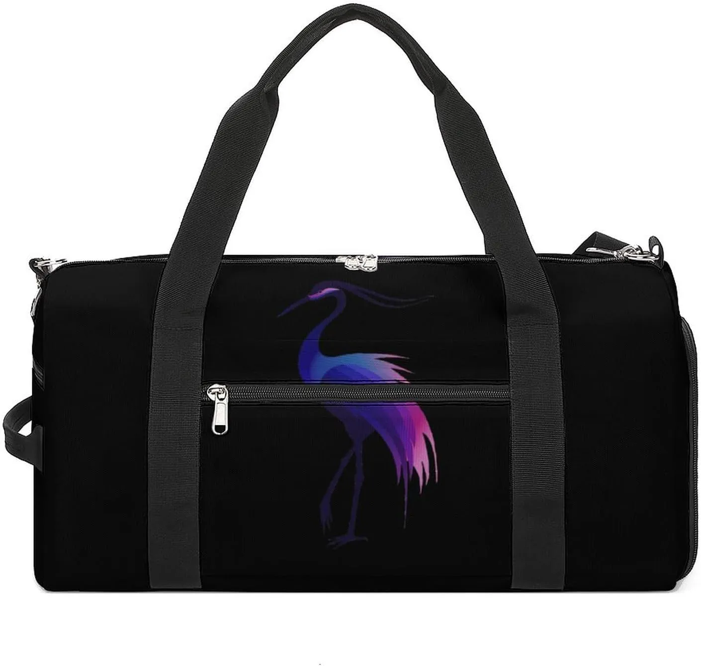 Sunrise Red Crowned Crane Gym Bag for Men Women Lightweight Duffel Bag Sports Workout Bag for Travel Yoga