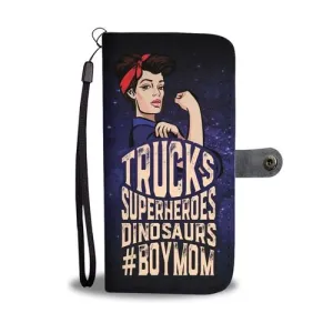 Super Mom Wallet Phone Case with RFID Blocker