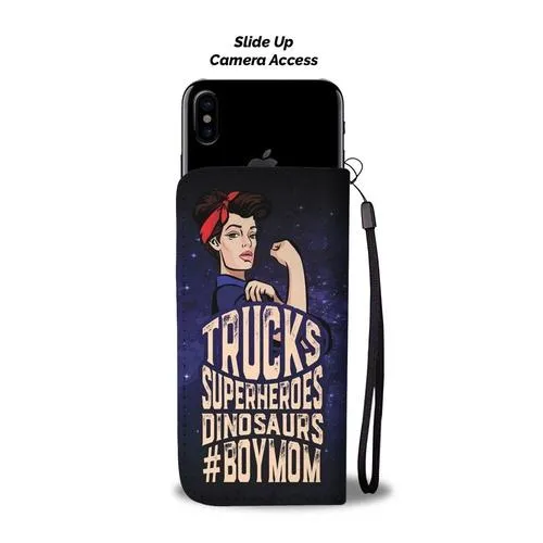 Super Mom Wallet Phone Case with RFID Blocker
