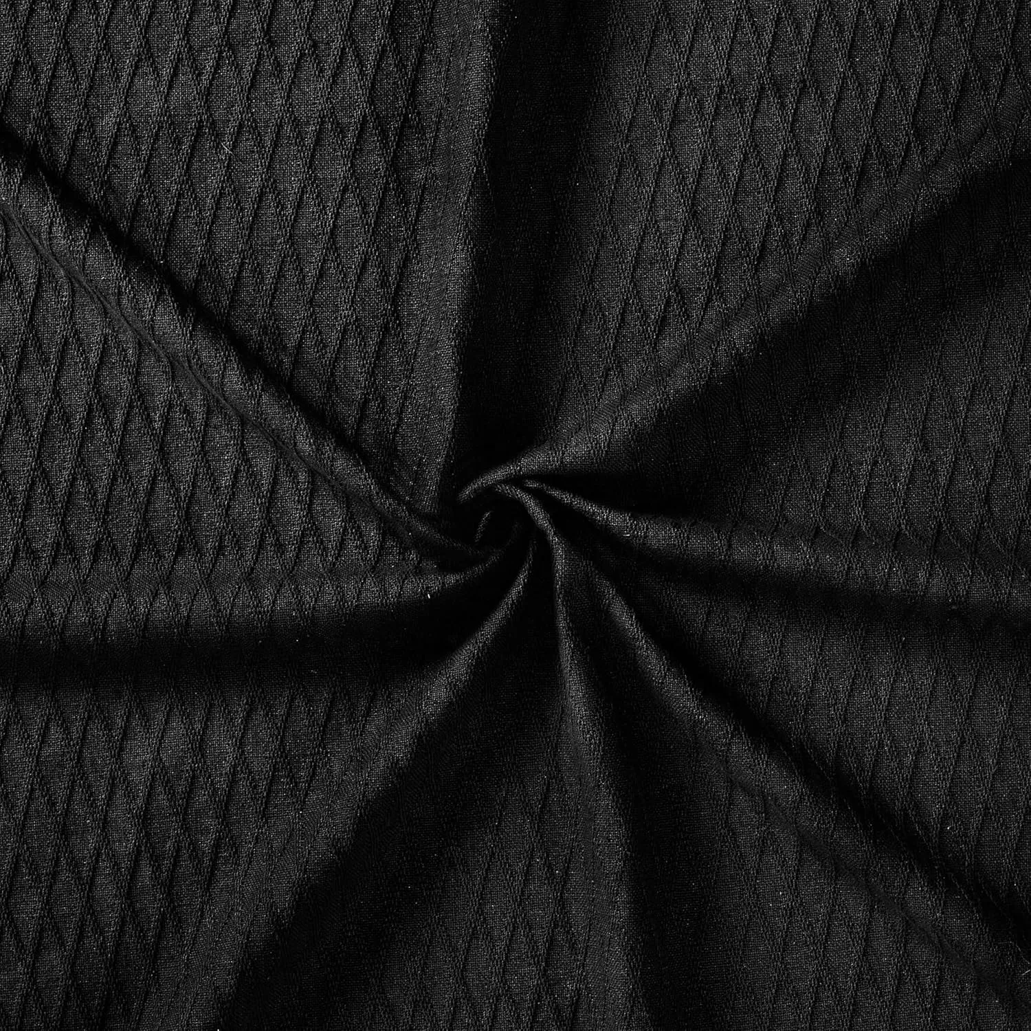 Superior 100% Cotton Diamond Weave Blanket, Perfect for Bedroom, Living Room, Couch, Picnics, Travel, Beach, or Camping, Comfy Blanket, Bedroom Decor, Essentials, Cover for Bed, Full/Queen, Black