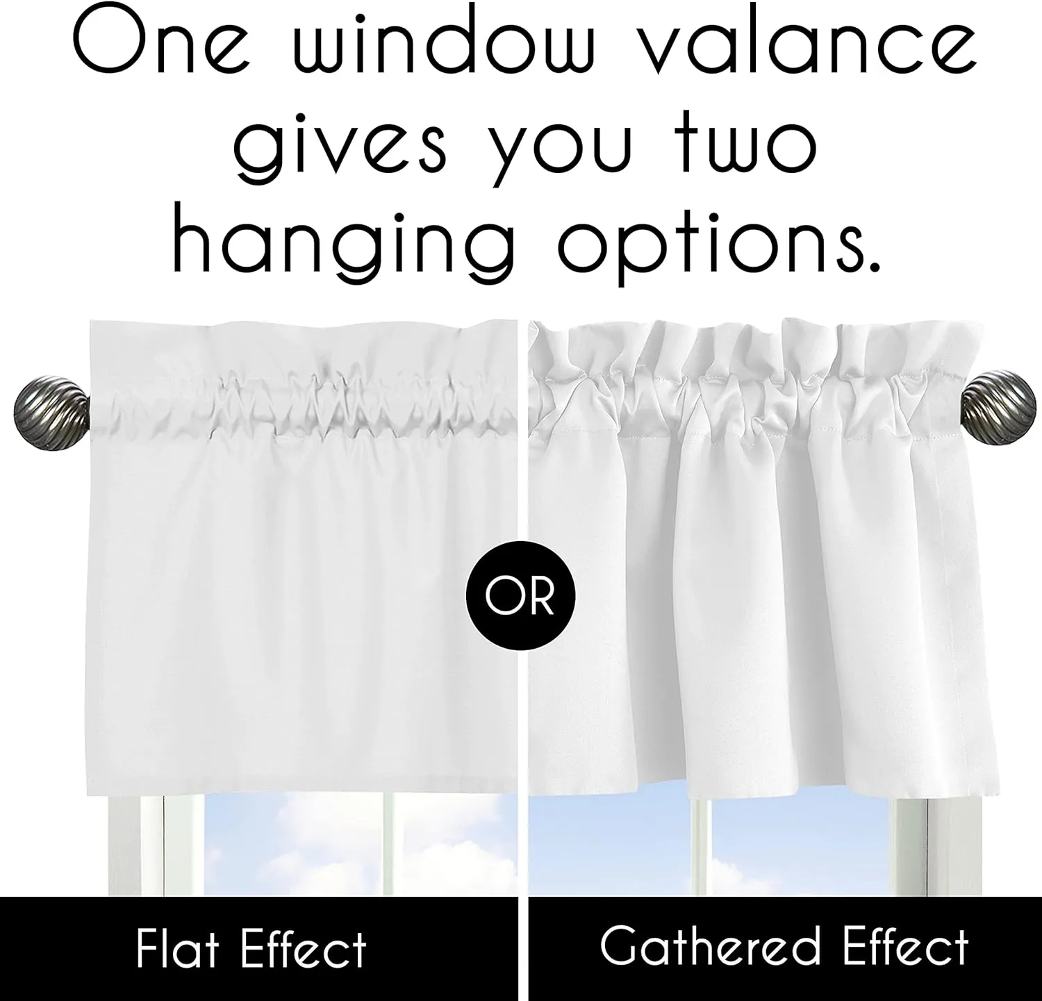 Sweet Jojo Designs Mint Green Window Treatment Valance - Solid Color Shabby Chic for Boho Watercolor Butterfly Floral Collection Tiered Ruffles Ruffled
