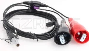 SZRMCC Trimble GPS RTK GNSS Receiver 5700 5800 R6 R7 R8 R10 46125-20 Replacement Power Cable Alligator Clips to 0B 7 Pin…