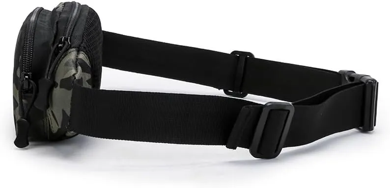 Tactical Waist Bag Shoulder Multifunctional Crossbody Large Fanny Pack for Men Women Wallets Waist Pack Phone Carrying (Black-A)
