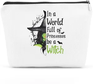 TBT Witchy Gifts Witchcraft Bag Witch Stuff Make Up Bag Cosmetic Bag for Halloween Birthday Christmas Gifts for Witchcraft Lovers Women Female Best Friends Coven Sisters