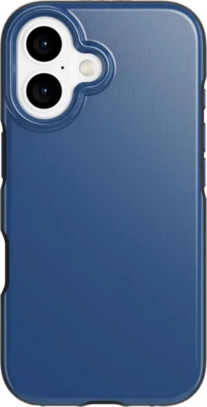 Tech21 EvoDusk for iPhone 16- Compatible with MagSafe - Impact Protection Case 15x Military Standard Tested - in Blue/Black