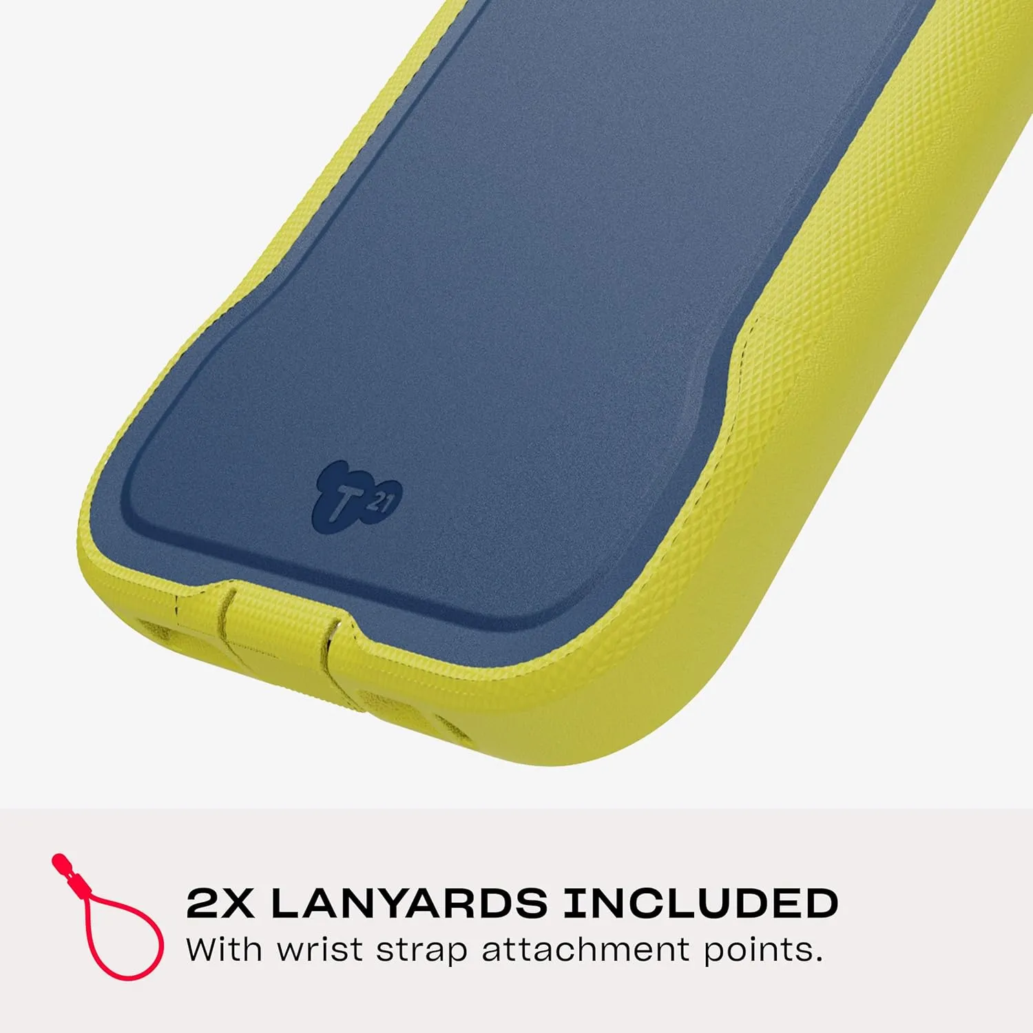 Tech21 EvoPro for iPhone 16 Compatible with MagSafe - Impact Protection Case 21x Military Standard Tested - in Navy/Yellow