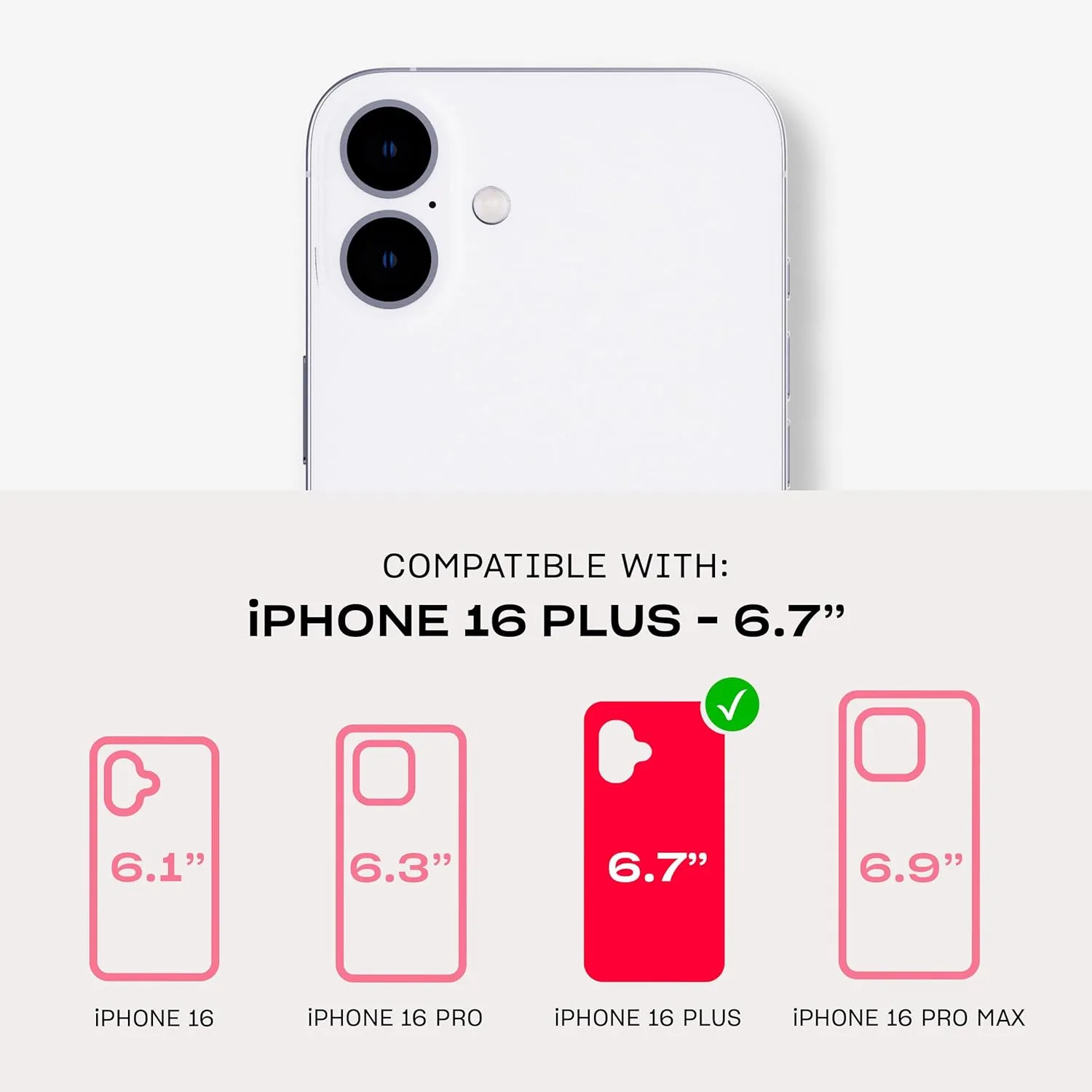 Tech21 EvoPro for iPhone 16 Plus - Compatible with MagSafe - Impact Protection Case 21x Military Standard Tested - in Clear