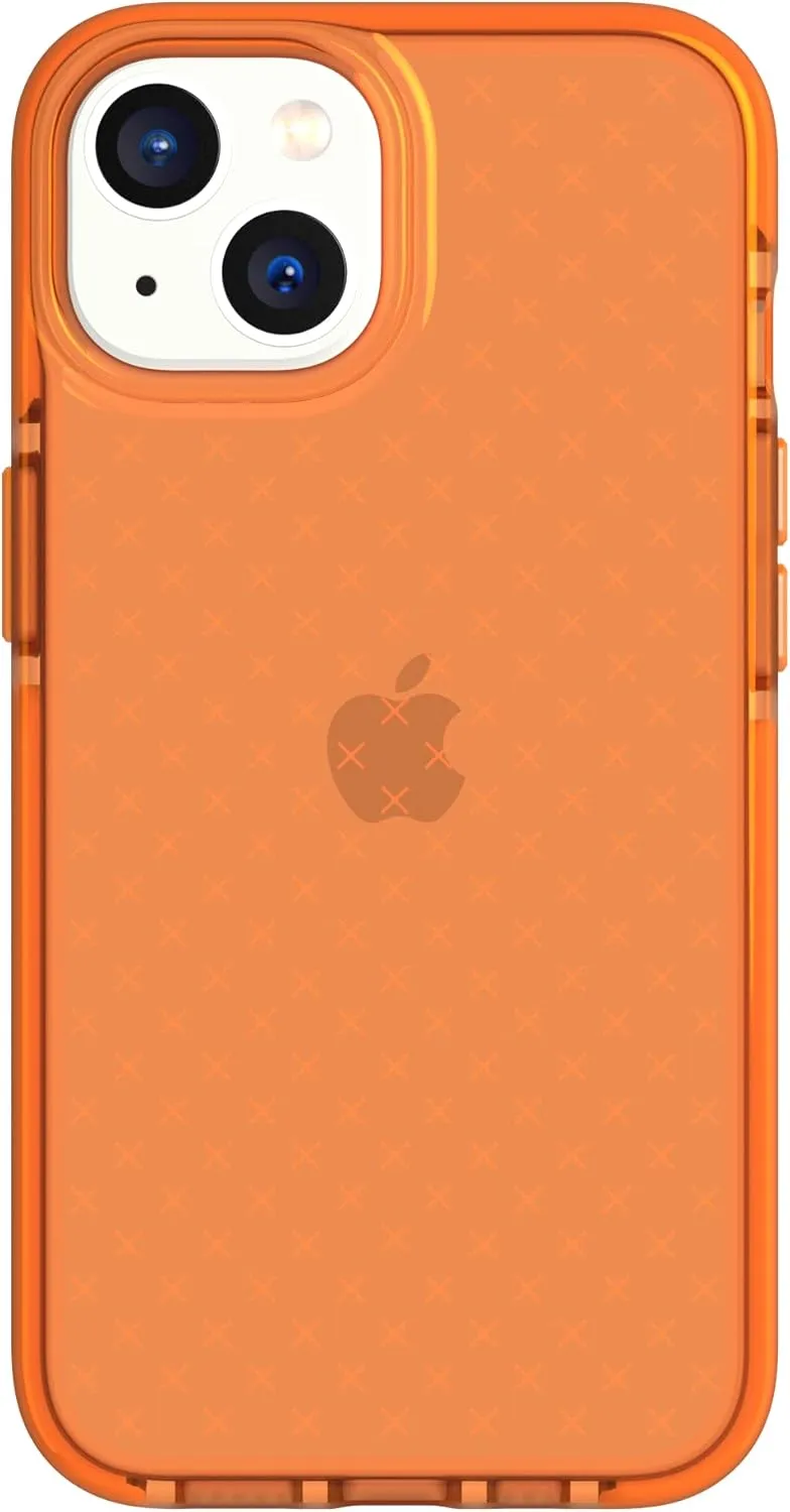 Tech21 iPhone 14 Evo Check – Shock-Absorbing & Slim Protective Phone Case with 16ft FlexShock Multi-Drop Protection & Extra Buttons