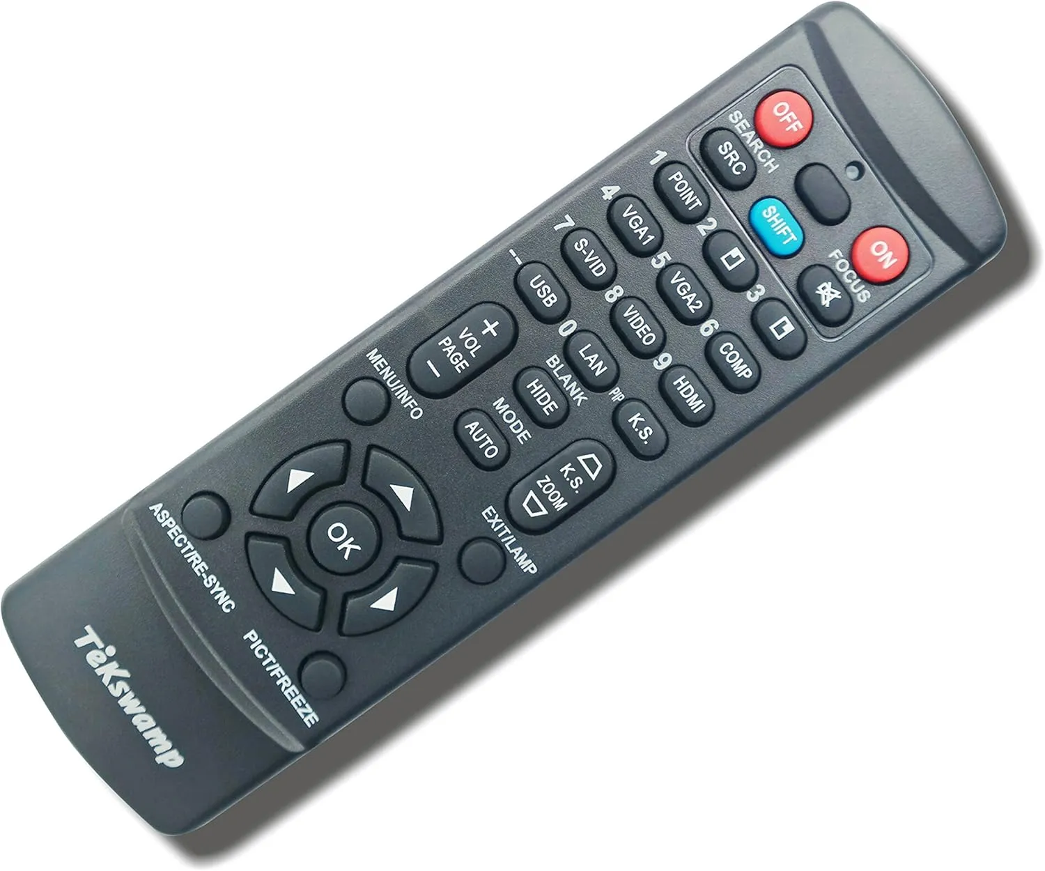 TeKswamp Video Projector Remote Control for InFocus IN5314
