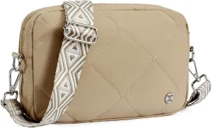 Telena Quilted Crossbody Bags for Women Puffer Bag Purse Lightweight Design Shoulder Handbag